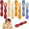 Juego de Cucharas para Bebé 8pcs, Ideales para Entrenar Alimentación