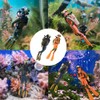 XMHBG 2 Pack Aquarium Diver Ornaments - Floating Fish Tank