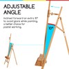 MEEDEN Large Painters Easel Adjustable Solid Beech Wood Artist Easel,