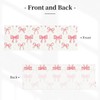 Vodbne Bow Valances, Rod Pocket Valance Curtains 52 x 18in,
