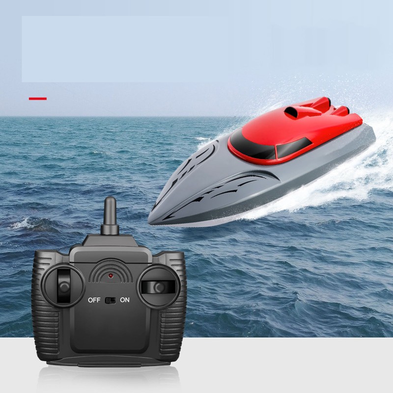 Remote Control Boats Rechargeable 2.4G Electric High Speed Speedboat for