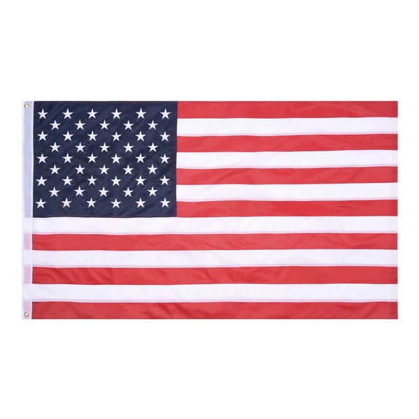 Yescom 4x6 Ft US Flag Polyester Oxford Fabric Sewn Stripes