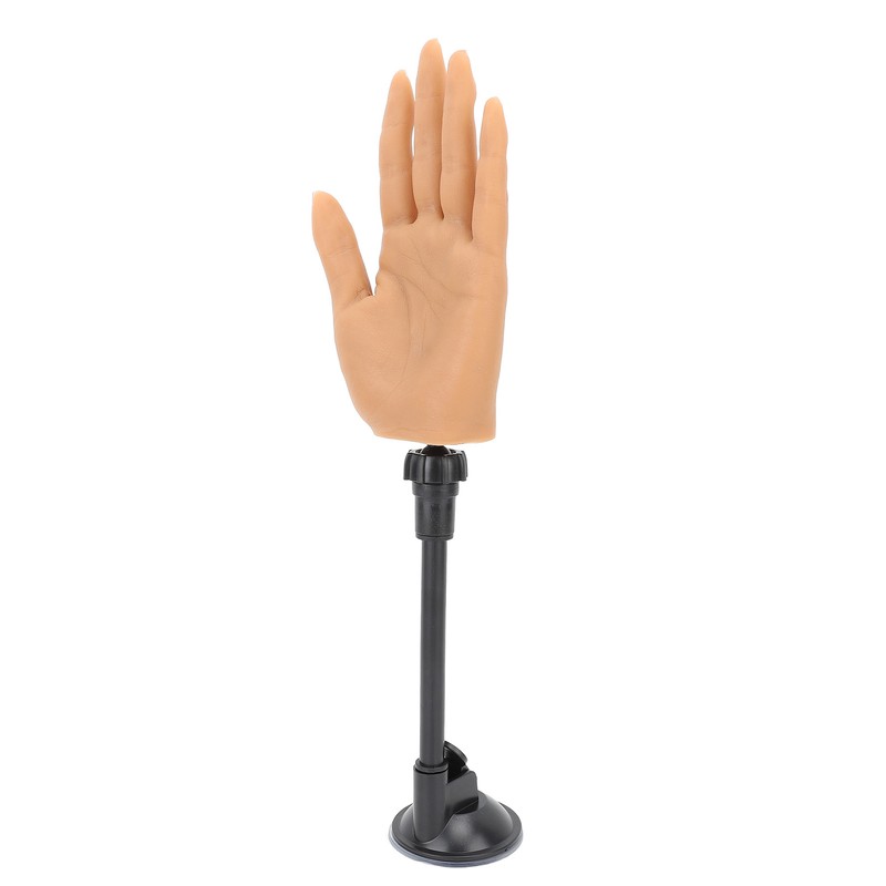Nail Pratice Training Hand Silicone Bendable Nail Art Fake Hand