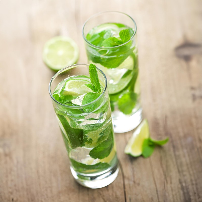 Final Touch Mojito Glass & Muddler Set - 2 10oz