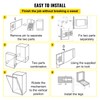 Happybuy Murphy Mounting Wall Springs Mechanism Heavy Duty Support Hardware