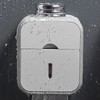 Paper Holder Box Wall Mounted Punching Free Waterproof Paper Towel