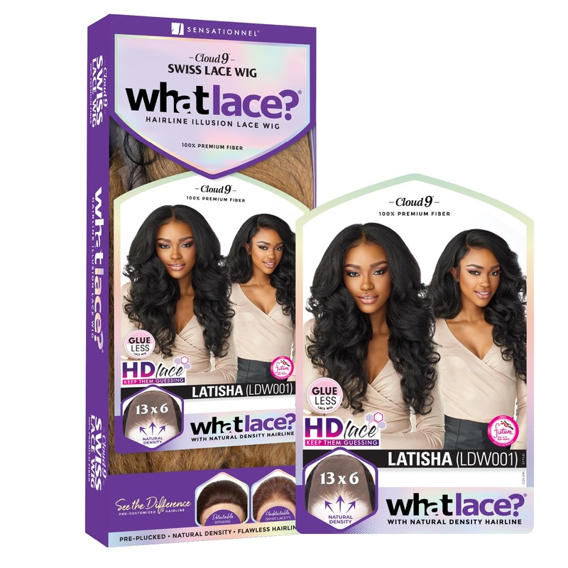 Sensationnel What Lace 13X6 Wigs - Latisha Lacefrontal Hand Tied