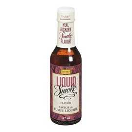 Try Me Sauces TryMe Liquid Smoke –147mL – Real Hickory Smoke Flavour - Vegan, Gluten-Free, Cholesterol-Free, No Salt Added