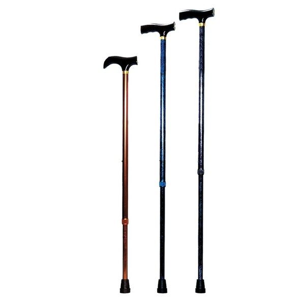 Essential Medical Supply Steppin' Out T-Handle Cane, Red Textured Finish