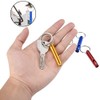 5 * Safety Whistle, Emergency Whistle Survival Emergency Mini Whistle Aluminium