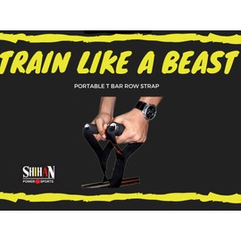 T-BAR Row (Black) Portable SHIHAN Power Gym Core Blaster Landmine Grappler T Bar Row