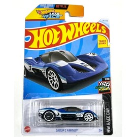 Hot Wheels 2024 - Group C Fantasy - Blue - HW Race Day 1/10 - Let's Race