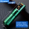 Mummy Scepter Tattoo Machine Pen with Adjustable 7 Strokes 2.4,2.7,3.0,3.3,3.6,3.9,4.2mm