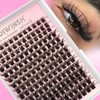 DIWINSH 168Pcs Lash Clusters Wispy Individual Lashes 10-16mm D Curl