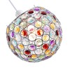 Modern Round Globe Easy Fit Pendant Shade with Small Multi