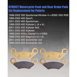 Brake Pads for Sportsman 850 450 500 2x4 4x4, Front Ceramic Braking Pad Set
