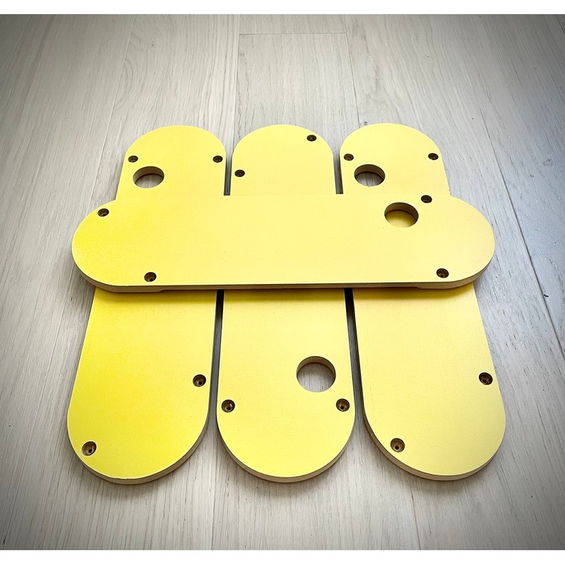 Cncdesigns Zero Clearance Inserts (4-Pack) for DeWalt 744, 745, 746,