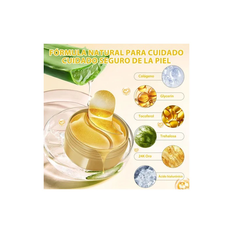 Parches Hydrogel Contorno Ojos Acido Hialuronico Antiarrugas