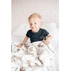 Large Premium Knit Baby 3 Layer Stretchy Quilt Blanket"Noah" by