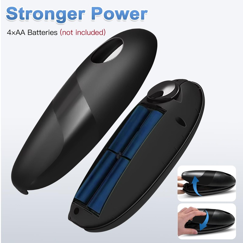 Automatic Electric Can Opener for Seniors & Arthritis, One-Touch Hands-Free