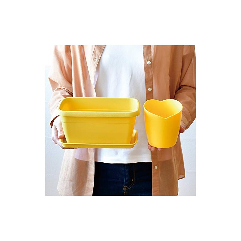 Seishin Pottery GD-93201 Enjoy Planter, Mini Sunflower Flower