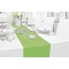 MODERNO Fleece Table Runner Apple Green Table Runner Apple Green