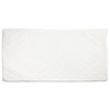 Ticking Quilted Fabric White Approx. 80 x 40 cm with