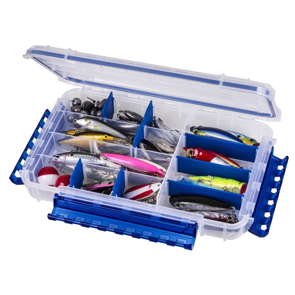 Flambeau Outdoors Ultimate Waterproof Tuff Tainer Fishing Tackle Tray Box (Includes Zerust Dividers) - Varying Compartments & Sizes