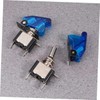 GRIRIW 2pcs LED Button Signal Momentary Rocker Switch Automatic Cable