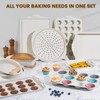 Kikcoin 22 PCS Nonstick Baking Pans Set, Stackable Bakeware Sets