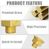 Aitsite Reducer 1/2 to 1 Inch Brass Reducer Extension with