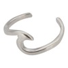 Touch Jewellery 925 Sterling Silver Wave Design Toe Ring