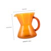 Zerodeko Elegant Coffee Pot with Pitcher Spout Scald Handle Versatile