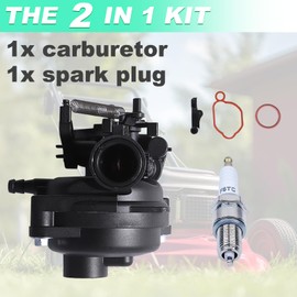 799584 Carburettor for Briggs & Stratton 625EXI, 675EXI, 675EX, 09P702, ADEFOL Lawnmower Carburettor Replacement Parts 140cc Engine Replaces 594058 and 799584 OEM 09P702-0145-F1 Accessories
