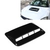 Hood Scoop Cover Universal for Automobile Modification Replacement RefurbishmentGlossy Black