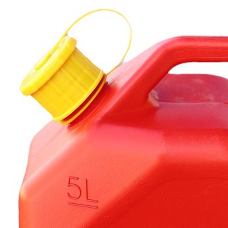 Gas Can 5L 1.3 Gallon ABS Leakage Free Red Portable