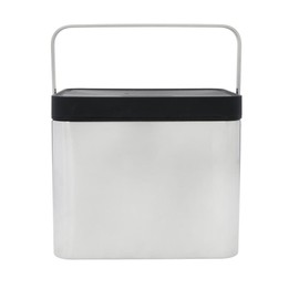 MasterClass Stainless Steel Compost Bin with Antimicrobial Lid