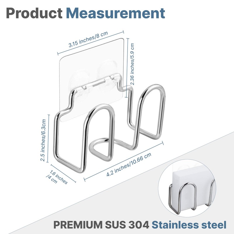 KESOL Kitchen Sponge Holder | Sink Caddy for Sponges, Scrubbers,
