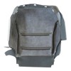 FZJDSD Gray Driver Side Bottom Microfiber Leather Replacement Seat Cover