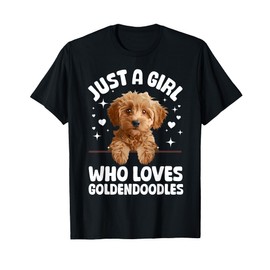 Cute Goldendoodle Design For Women Girls Golden Doodle Lover T-Shirt