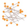 Fiskars Fastening 50 Piece Sewing Kit, Clear/Orange