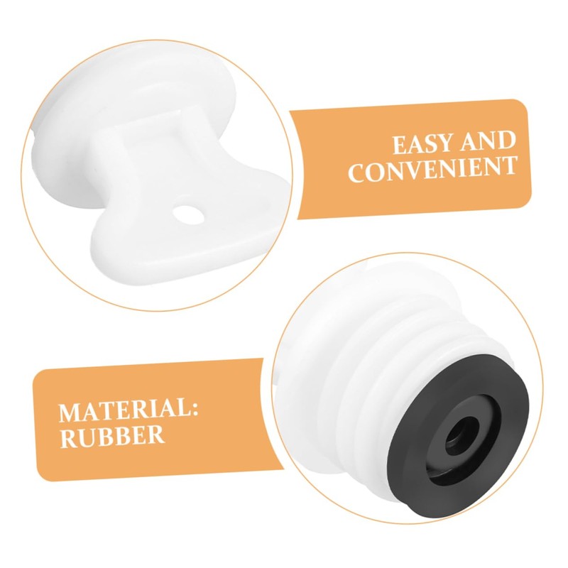 OATIPHO 6Pcs Hot Water Bottle Lid Replacement Ergonomic Screw Cap