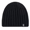 Heat Lockers Men's Black Insulation Yarn Thermal Beanie Hats Cap