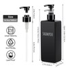 Segbeauty Refillable Shampoo and Conditioner Bottles Set, 6 Pack Empty
