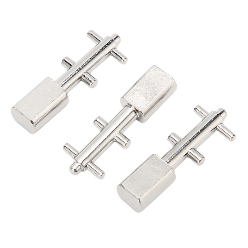 3pcs Toggle Switch Matte Chrome Coating Heavy Duty Toggle Flick