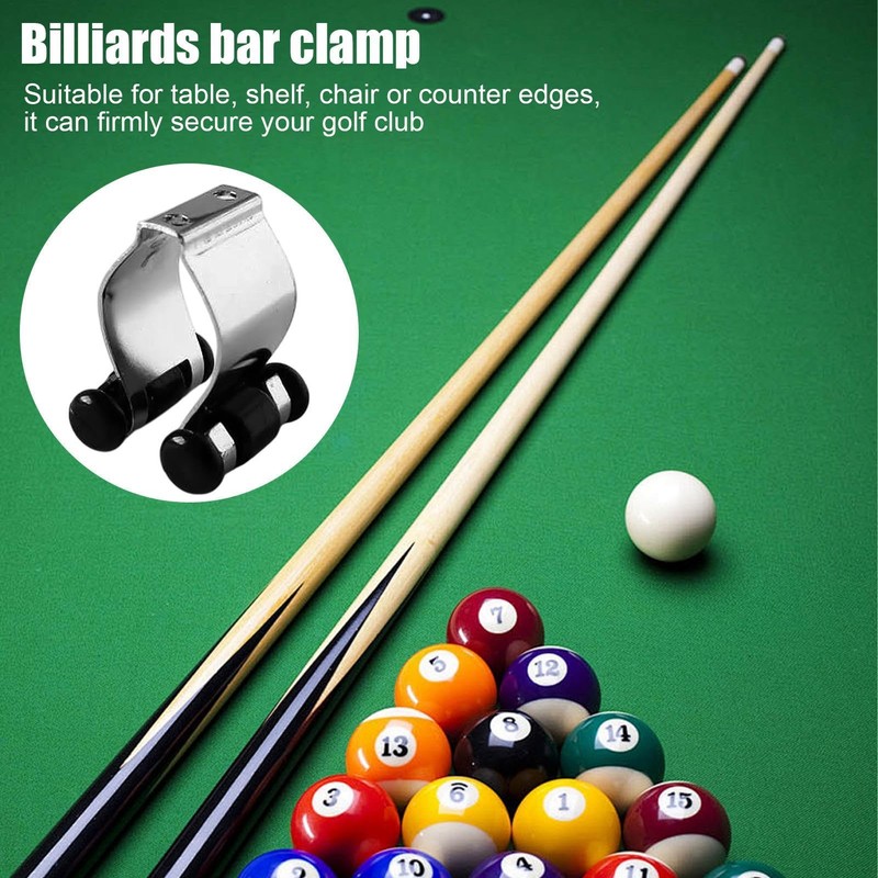 Pool Cue Holder Clamps | Fishing Rods Clips Lightweight Metal