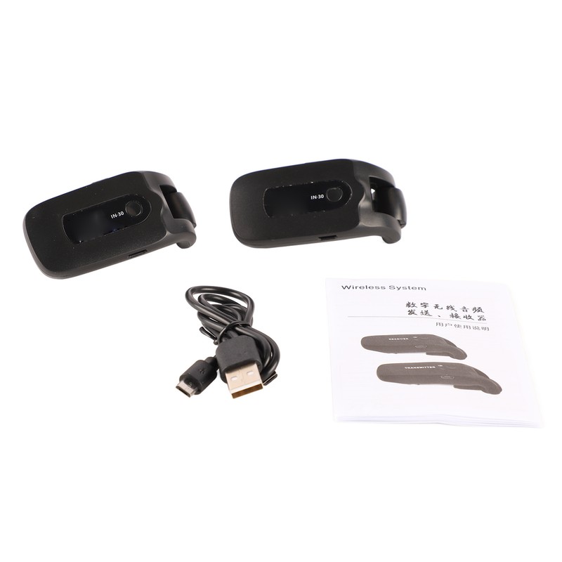 Wireless Guitar System Rechargeable Audio Transmitter Receiver for Electric Bass
