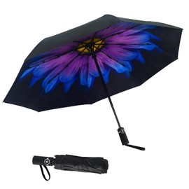 SY COMPACT Automatic Windproof Umbrellas Strong Umbrella in Rain and Sun for Women and Men