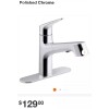 Kohler KOHLER Vin Single-Handle Pull-Out Kitchen Faucet in Polished Chrome