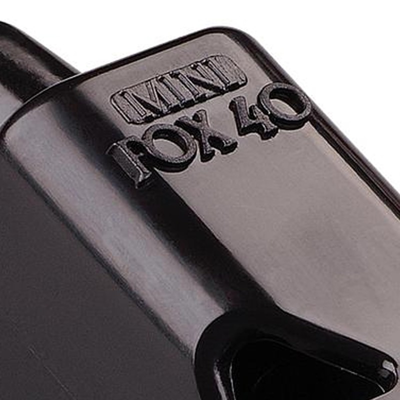 Fox 40 Unisex Fox Mini Whistle and Lanyard, White, One